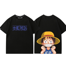 Load image into Gallery viewer, One Piece Straw Hat Crew Childhood Summer T-shirt
