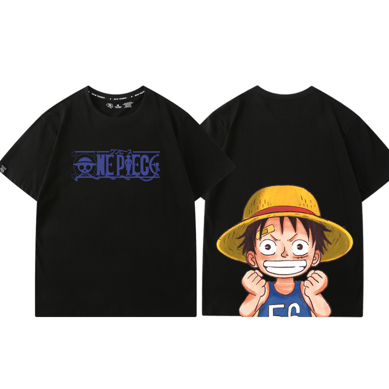 One Piece Straw Hat Crew Childhood Summer T-shirt