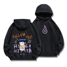 Load image into Gallery viewer, Chibi Naruto &amp; Hinata Matching Couples Graffiti Hoodie
