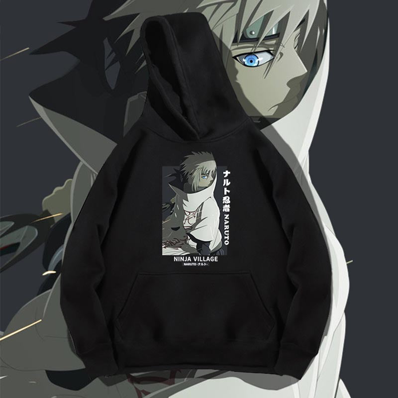 Naruto Shippuden Minato Namikaze and Ninja Village Hoodie