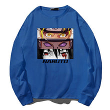 Load image into Gallery viewer, Uzumaki Naruto, Sasuke Uchiha &amp; Nagato Eyes Long-sleeve T-shirt
