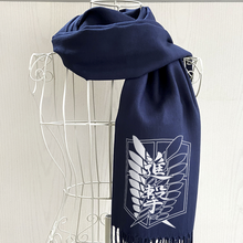 Load image into Gallery viewer, Attack on Titan Winter Polyester Scarf

