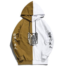 Load image into Gallery viewer, Attack on Titan Survey Corps Logo Colorblocked Hoodie
