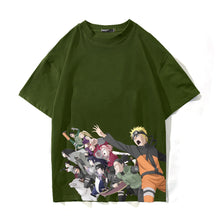 Load image into Gallery viewer, Naruto Shippuden Charging Forward Summer T-shirt
