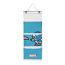 Load image into Gallery viewer, Spider-Man &amp; Captain America 3-Pocket Hanging Wall Organizer
