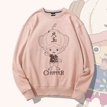 Load image into Gallery viewer, Monkey D. Luffy &amp; Chopper Sketch Pullover Sweatshirt
