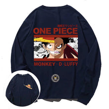 Load image into Gallery viewer, Monkey D. Luffy Double-Faced Long Sleeve T-shirt
