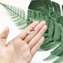 Load image into Gallery viewer, Superheroes Silver Stud Earrings
