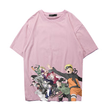 Load image into Gallery viewer, Naruto Shippuden Charging Forward Summer T-shirt
