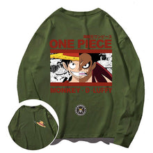 Load image into Gallery viewer, Monkey D. Luffy Double-Faced Long Sleeve T-shirt
