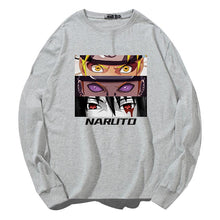Load image into Gallery viewer, Uzumaki Naruto, Sasuke Uchiha &amp; Nagato Eyes Long-sleeve T-shirt
