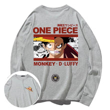 Load image into Gallery viewer, Monkey D. Luffy Double-Faced Long Sleeve T-shirt
