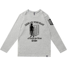 Load image into Gallery viewer, Survey Corps Eren &amp; Levi Long-sleeve T-shirt
