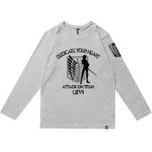 Load image into Gallery viewer, Survey Corps Eren &amp; Levi Long-sleeve T-shirt
