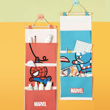 Load image into Gallery viewer, Spider-Man &amp; Captain America 3-Pocket Hanging Wall Organizer
