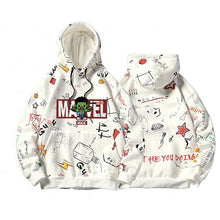 Load image into Gallery viewer, Marvel Avengers and Logo Unisex Pullover Hoodie
