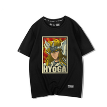Load image into Gallery viewer, Saint Seiya Bronze Saints Black Summer T-shirt
