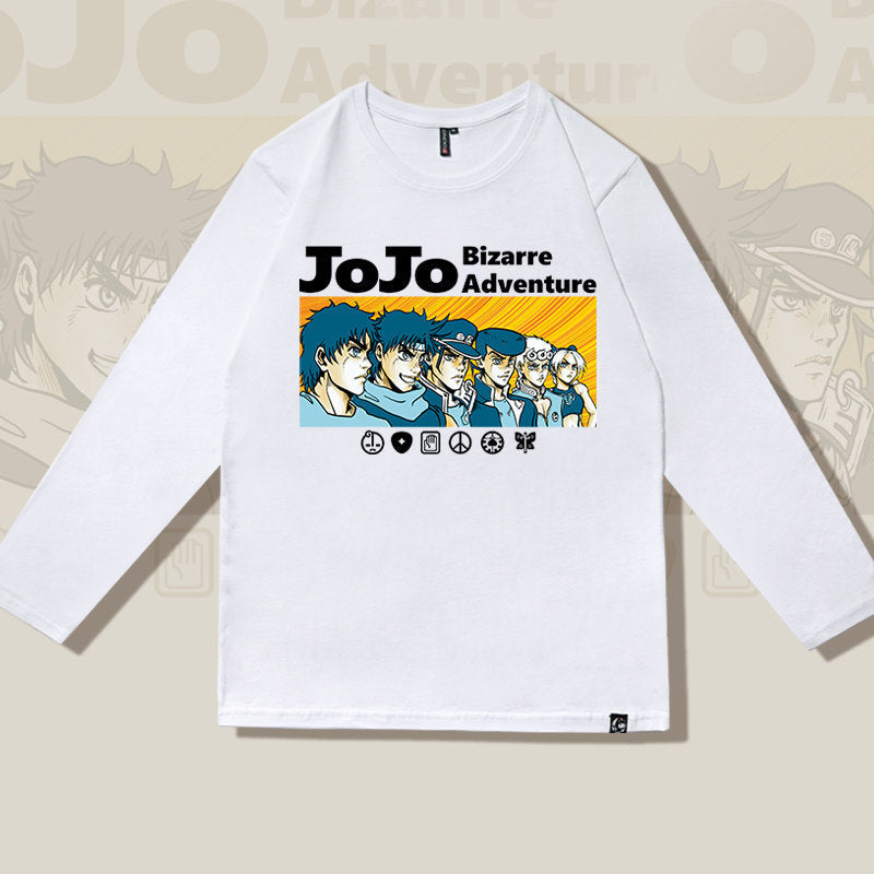 JoJo's Bizarre Adventure Six JoJos Long-Sleeve T-shirt