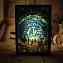 Load image into Gallery viewer, One Piece Paper Sculpture 3D Lamp

