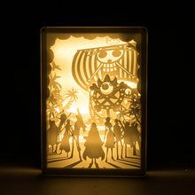 Load image into Gallery viewer, One Piece Paper Sculpture 3D Lamp

