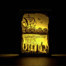 Load image into Gallery viewer, One Piece Paper Sculpture 3D Lamp
