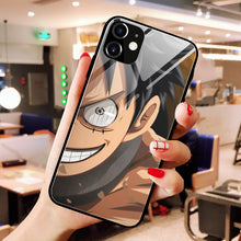 Load image into Gallery viewer, Straw Pirates Side Face iPhone Case (Luffy/Zoro)
