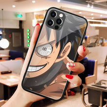 Load image into Gallery viewer, Straw Pirates Side Face iPhone Case (Luffy/Zoro)
