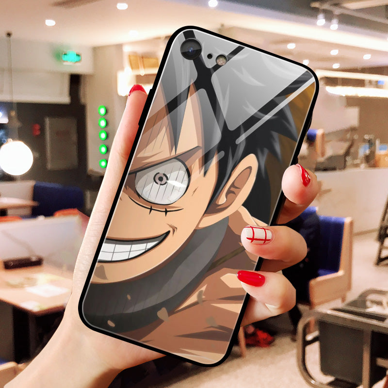 Straw Pirates Side Face iPhone Case (Luffy/Zoro)