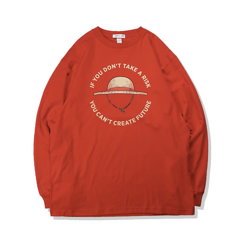 One Piece Three Brothers' Hat Long-sleeve T-shirt