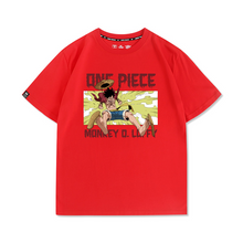Load image into Gallery viewer, One Piece Luffy Gomu Gomu no Jet Pistol Summer T-shirt
