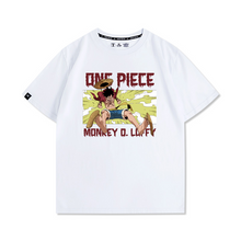 Load image into Gallery viewer, One Piece Luffy Gomu Gomu no Jet Pistol Summer T-shirt
