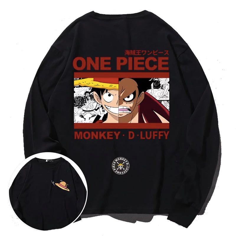 Monkey D. Luffy Double-Faced Long Sleeve T-shirt