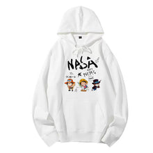 Load image into Gallery viewer, One Piece Chibi Three Brothers Nasa Hoodie
