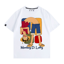 Load image into Gallery viewer, One Piece Gomu Gomu no Mi Luffy Summer T-shirt
