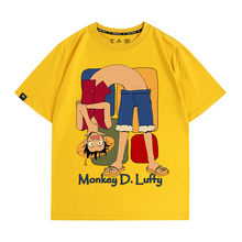 Load image into Gallery viewer, One Piece Gomu Gomu no Mi Luffy Summer T-shirt
