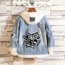 Load image into Gallery viewer, My Hero Academia Stylish Hooded Denim Jacket
