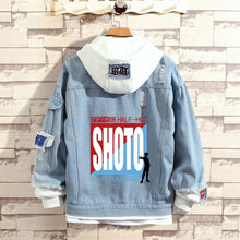 Load image into Gallery viewer, My Hero Academia Stylish Hooded Denim Jacket
