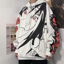 Load image into Gallery viewer, Naruto Uchiha Clan Sharingan Graffiti Hoodie
