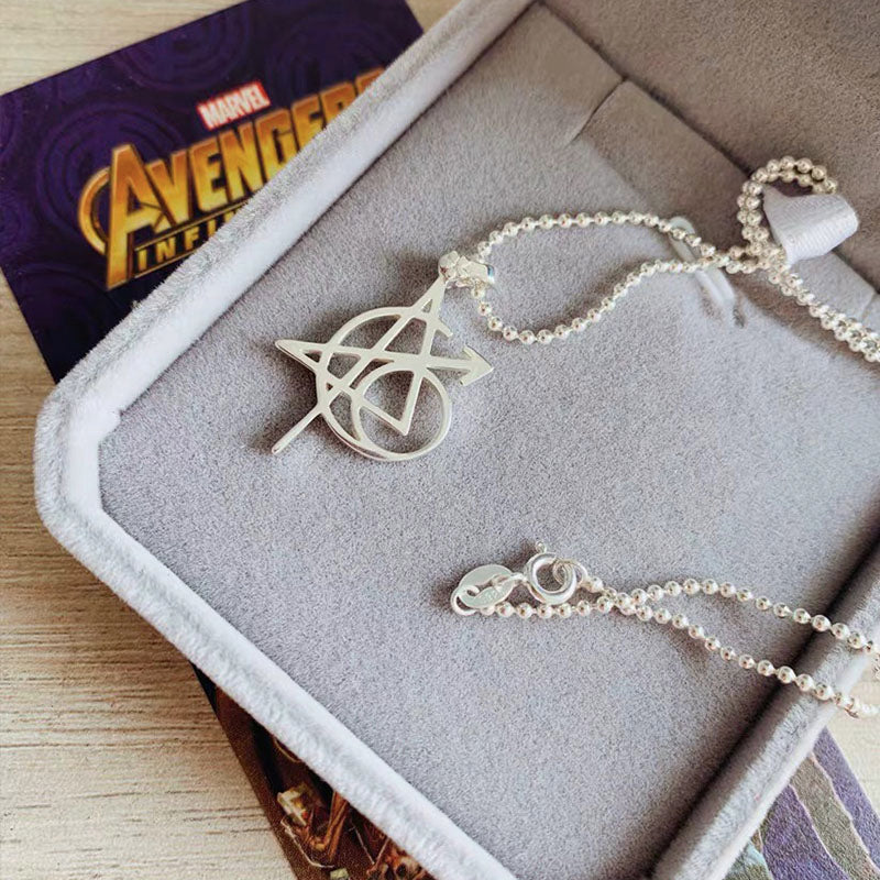 Avengers Original 6 Tattoo Symbol Necklace