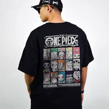 Load image into Gallery viewer, One Piece Universe Grid Summer T-shirt
