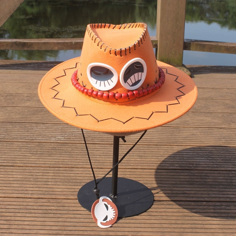 Portgas D Ace Cosplay Cowboy Hat