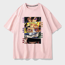 Load image into Gallery viewer, Naruto Shippuden Memebers Serious Eyes Summer T-shirt
