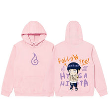 Load image into Gallery viewer, Chibi Naruto &amp; Hinata Matching Couples Graffiti Hoodie
