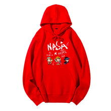Load image into Gallery viewer, One Piece Chibi Three Brothers Nasa Hoodie
