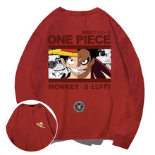 Load image into Gallery viewer, Monkey D. Luffy Double-Faced Long Sleeve T-shirt
