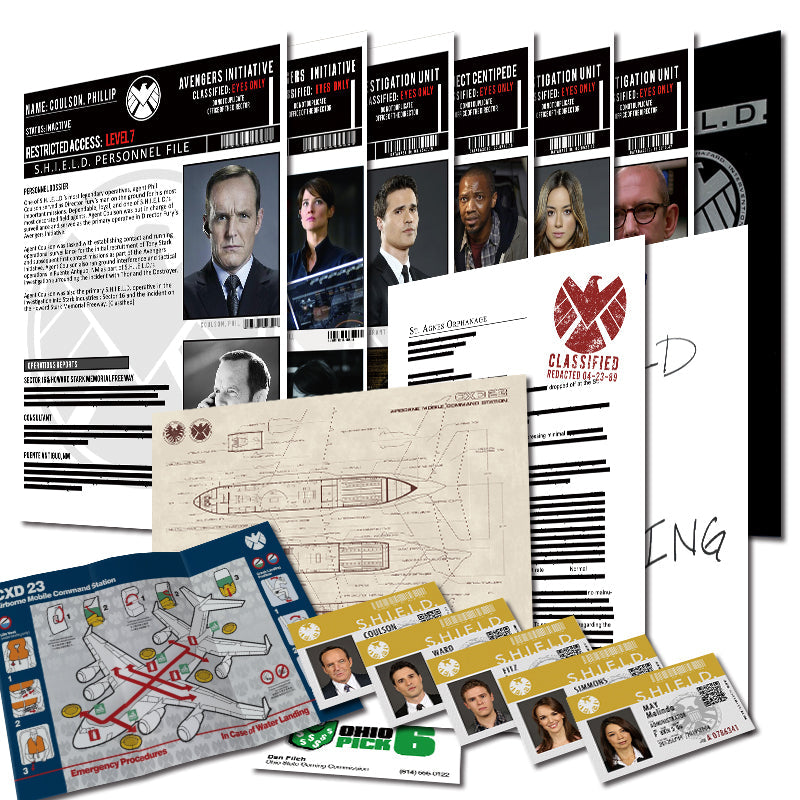 Agents of S.H.I.E.L.D Top Security Files & ID Cards
