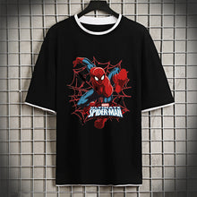 Load image into Gallery viewer, Marvel Character Black Summer Tee
