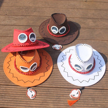 Load image into Gallery viewer, Portgas D Ace Cosplay Cowboy Hat
