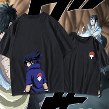 Load image into Gallery viewer, Naruto Shippuden Youth Uchiha Sasuke Summer T-shirt
