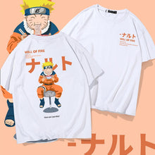 Load image into Gallery viewer, Naruto Uzumaki Eating Noodles Summer T-shirt
